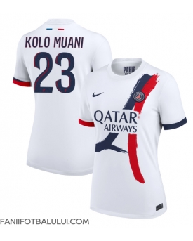 Paris Saint-Germain Randal Kolo Muani #23 Tricou Fotbal Replică 2024-25 Femei Deplasare